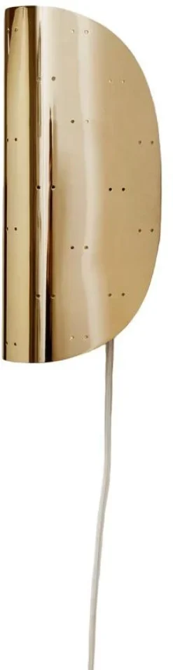 Hot Hein Studio Giselle Væglampe 26 cm, Messing