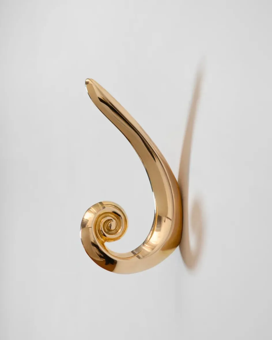 Clearance Hein Studio Noelle Knage 7,5 cm, Messing
