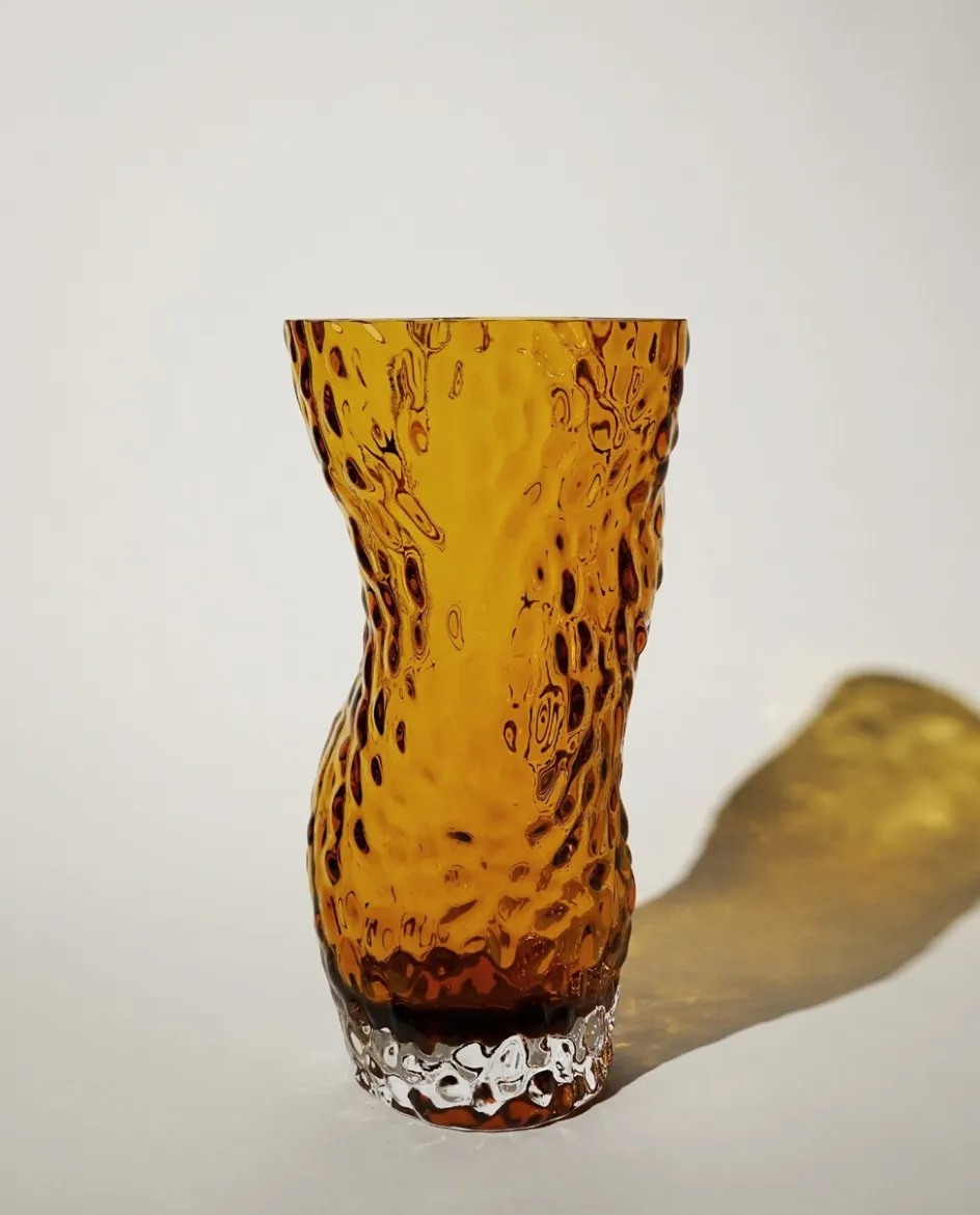 Hot Hein Studio Ostrea Rock Vase H30 cm, Amber