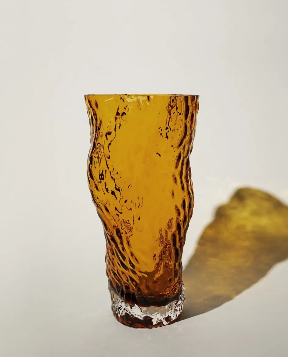 Hot Hein Studio Ostrea Rock Vase H30 cm, Amber