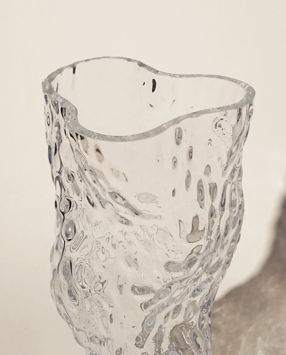Hein Studio Ostrea Rock Vase H30 cm, Clear