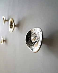 Clearance Ripple Knage no. 01 8 cm, Krom Badeværelse|Knager Og Knagerækker