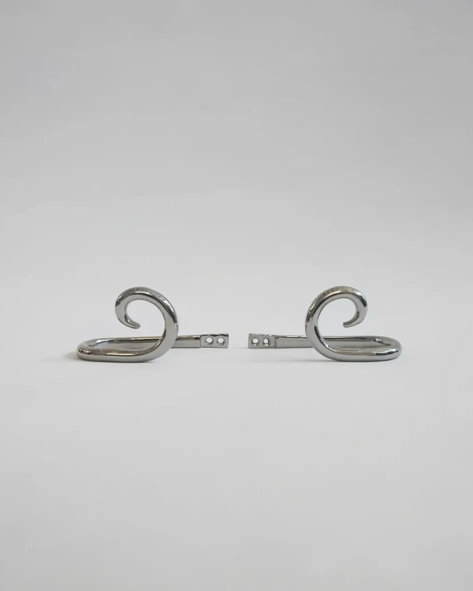 Sale Hein Studio Sia Krog 2 stk 6,8 cm, Krom