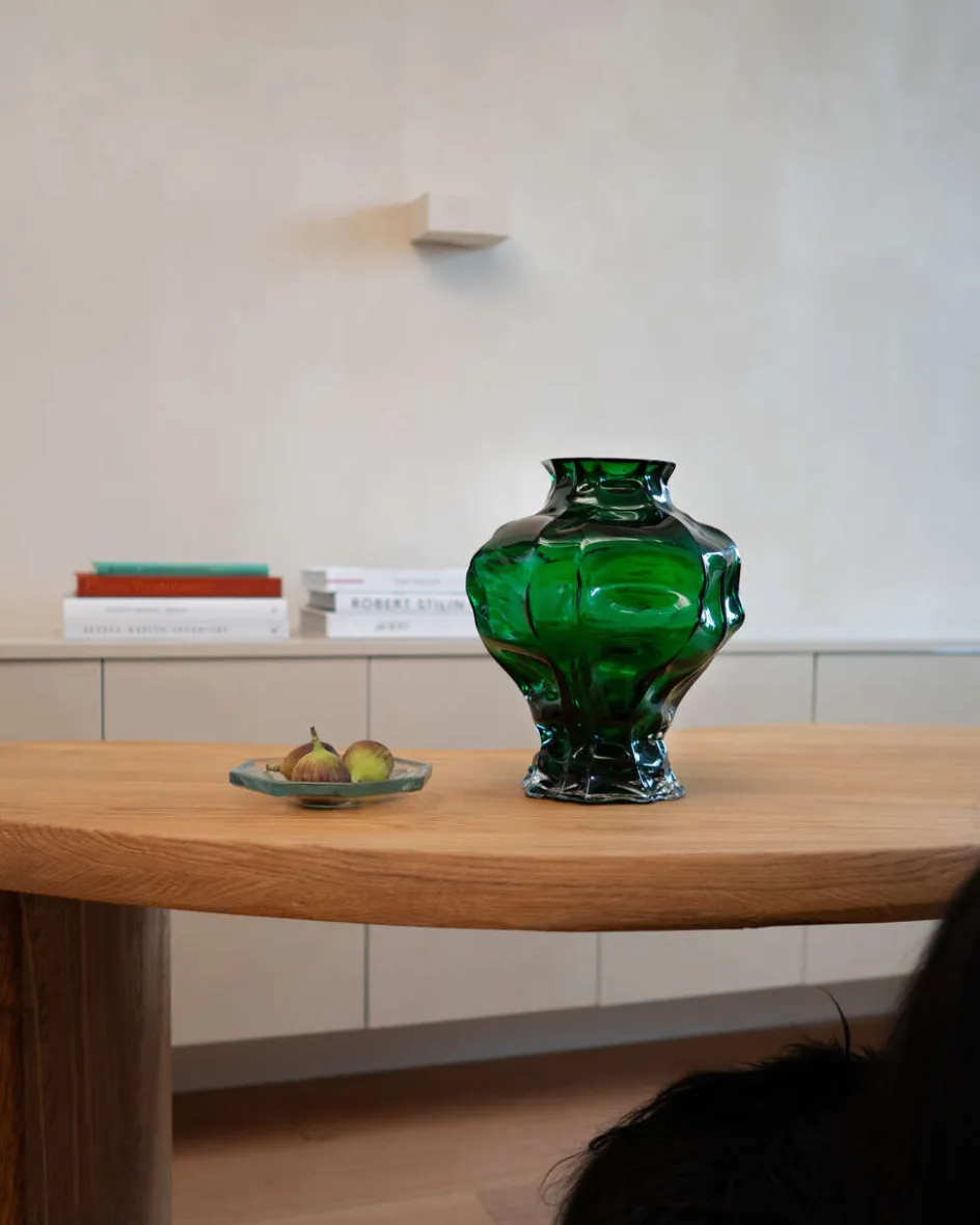 Hein Studio Ammonit Vase H30 cm, Grøn