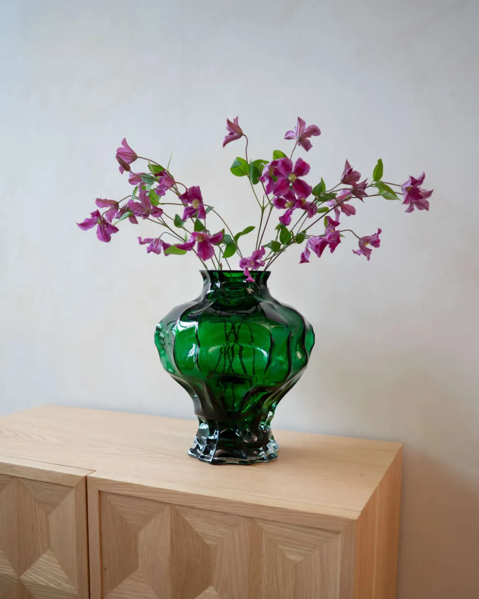 Hein Studio Ammonit Vase H30 cm, Grøn