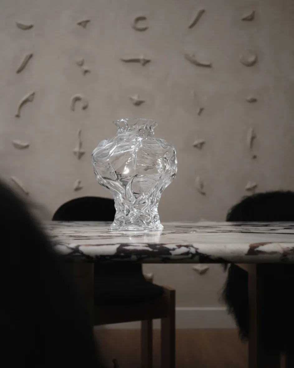 Sale Hein Studio Ammonit Vase H30 cm, Klar