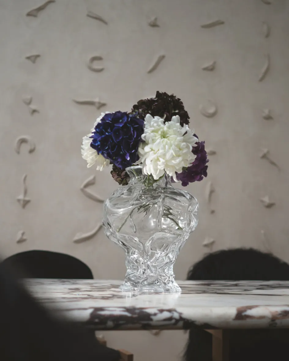 Sale Hein Studio Ammonit Vase H30 cm, Klar