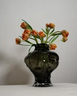 Hot Hein Studio Ammonit Vase H30 cm, New Smoke