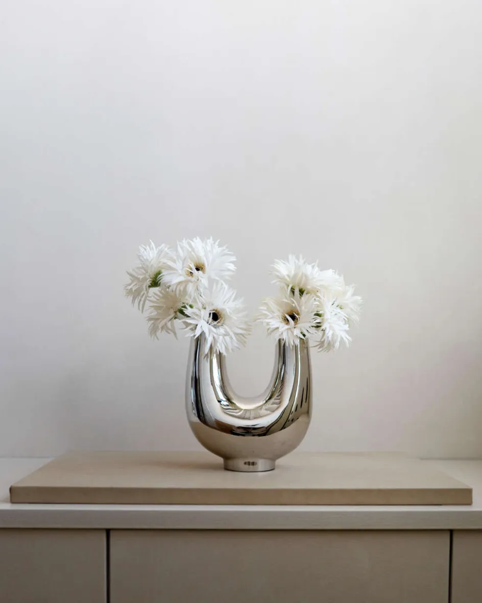 Hot Hein Studio Kazumi Vase H19,5 cm, Krom