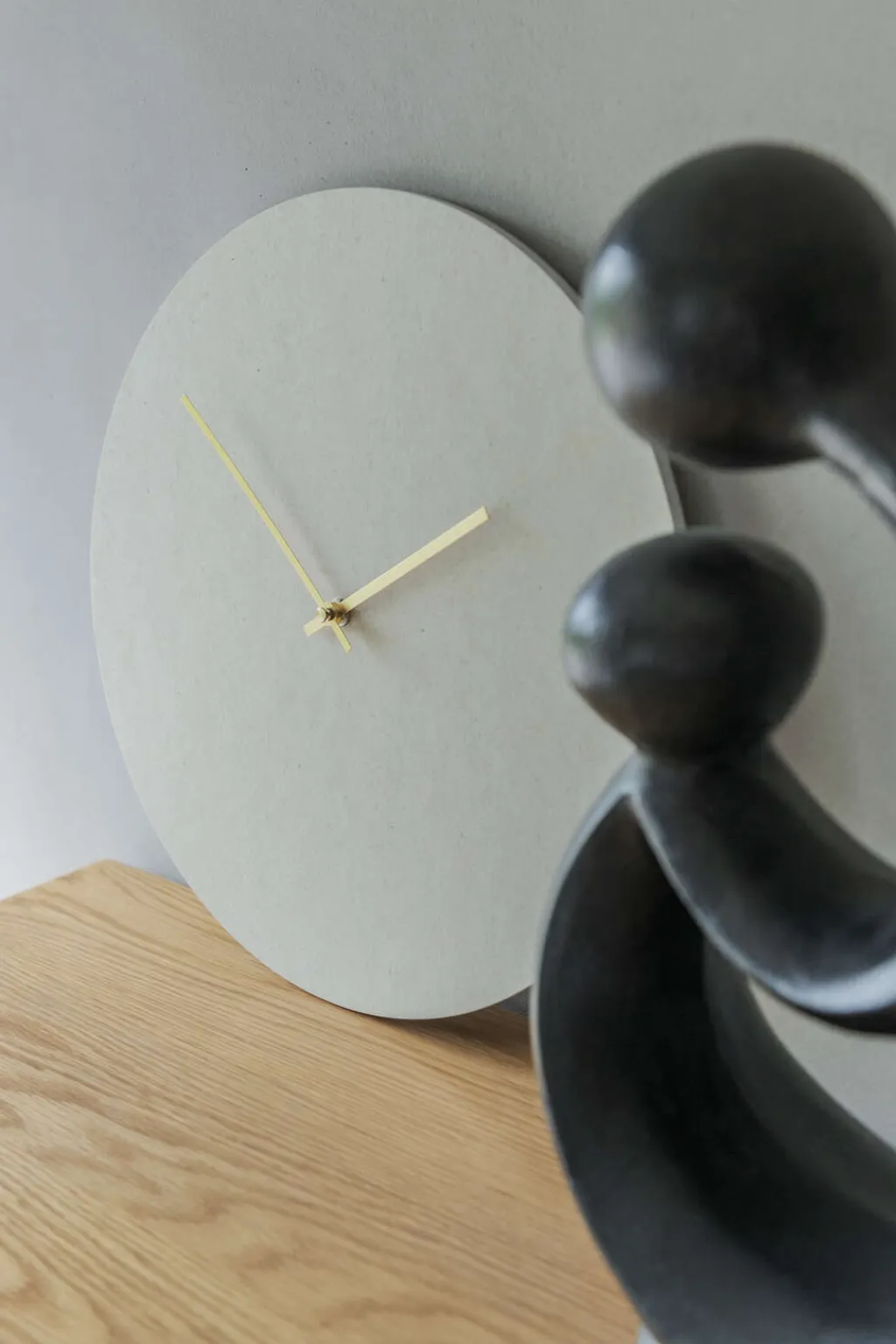 Hemverk Ure Og Vejrstationer > Really Vægur Ø28 cm, Creme/Kobber