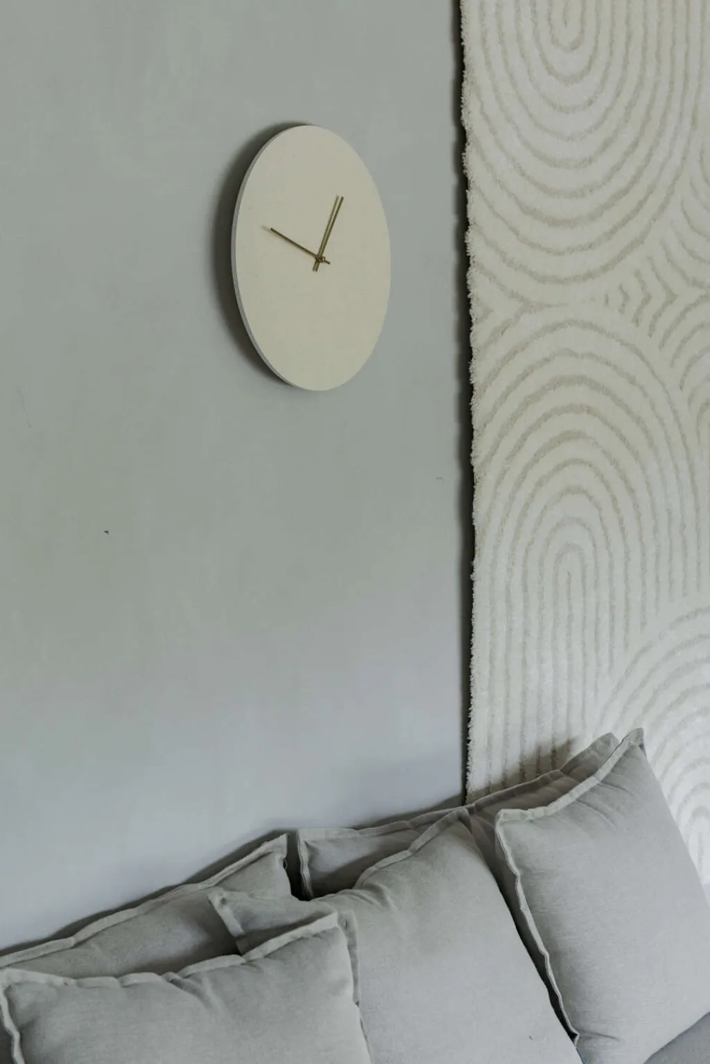 Hemverk Ure Og Vejrstationer > Really Vægur Ø28 cm, Creme/Kobber