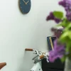 Hemverk Ure Og Vejrstationer > Vægur Ø28 cm, Smokey Blue/Sort/Eg