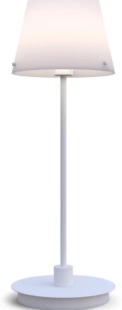 Sale Herstal Gil il Grande Bordlampe H37 cm, Hvid/Opal Glas