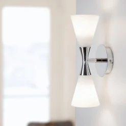 Online Harlekin Duo Væglampe 32 cm, Lamper Til Soveværelset|Lamper Til Køkkenet