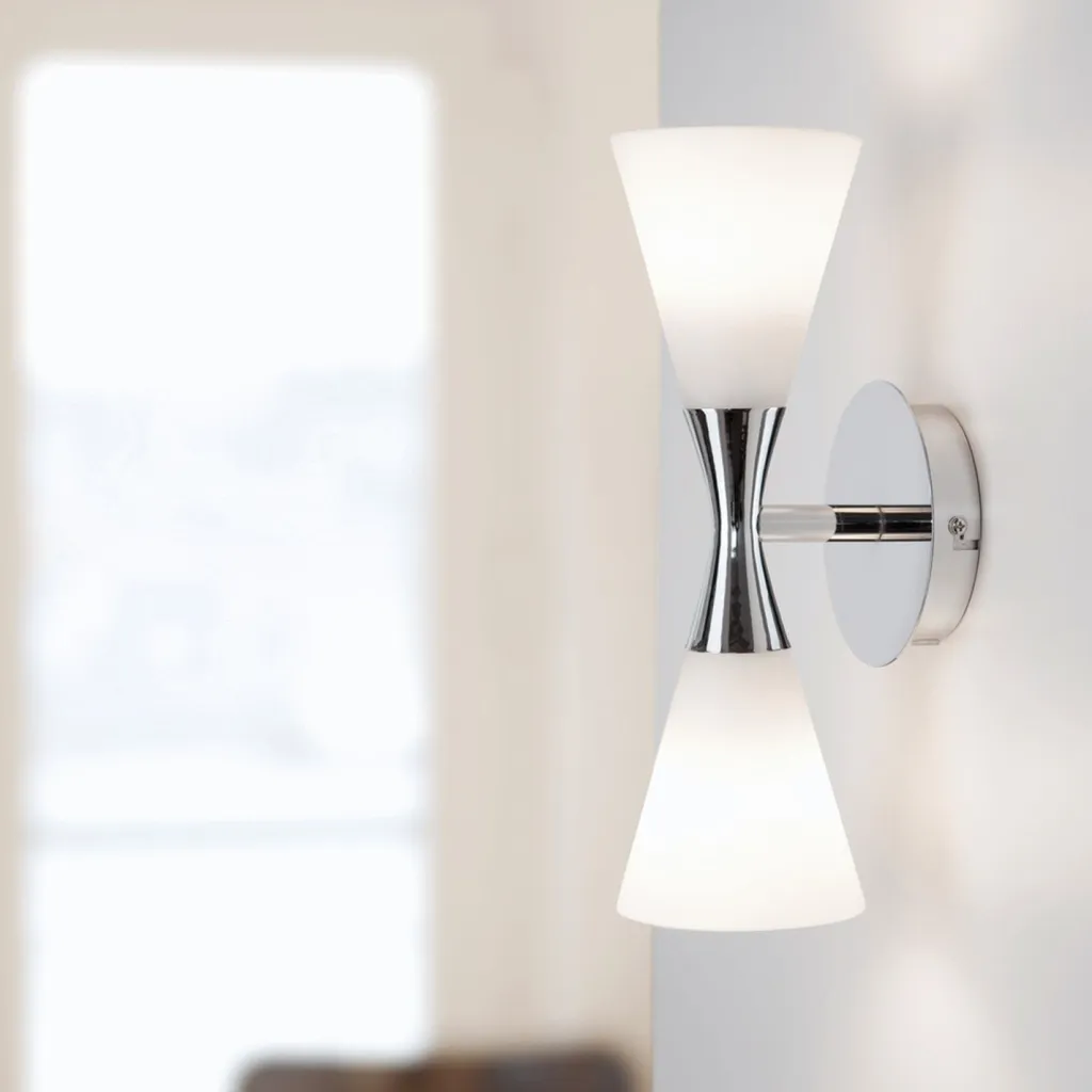 Online Harlekin Duo Væglampe 32 cm, Lamper Til Soveværelset|Lamper Til Køkkenet