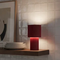 Best Herstal Iluma Trådløs Bordlampe LED H22,1 cm, Rød