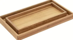 Holm Serveringsbakker|Stue > Bakke 35x20 cm, Akacietræ