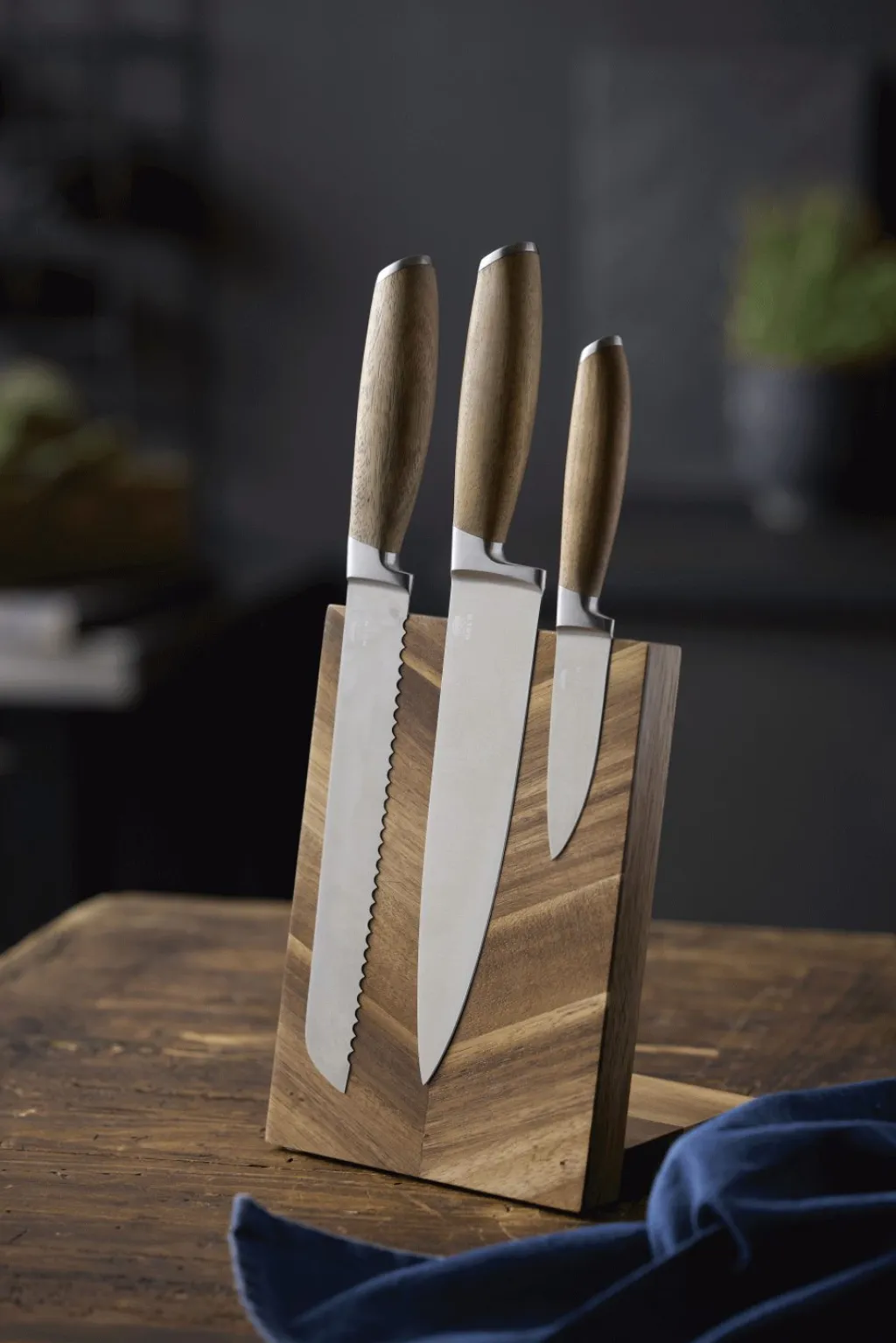 Clearance Brødkniv 33 cm, Akacietræ Brødknive