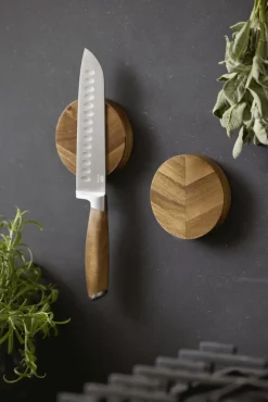 Holm Japanske Knive > Santokukniv 31 cm, Akacietræ