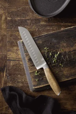 Holm Japanske Knive > Santokukniv 31 cm, Akacietræ