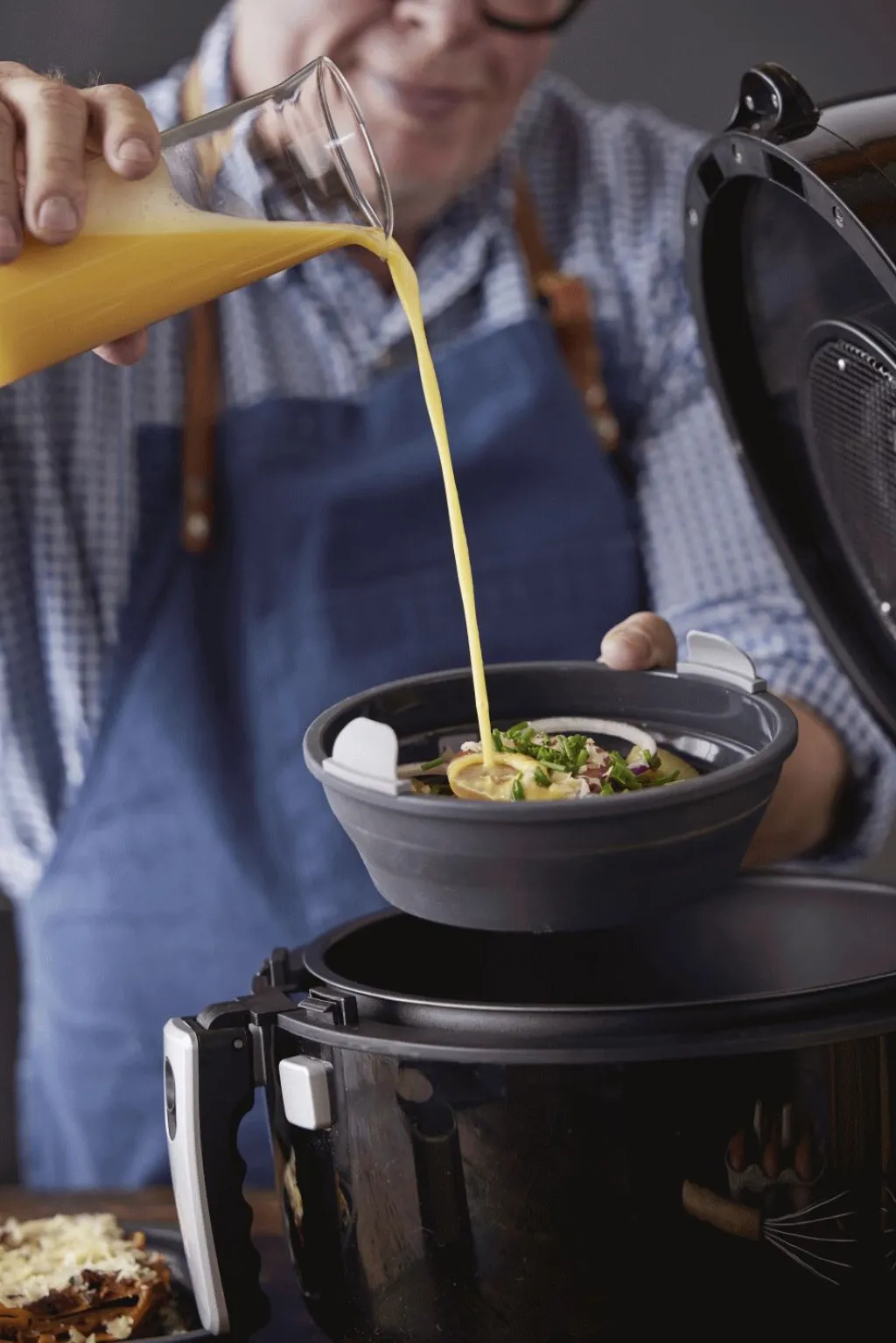 Hot Silikoneform t. Airfryer Ø19 cm, Grå Tilberedningsapparater