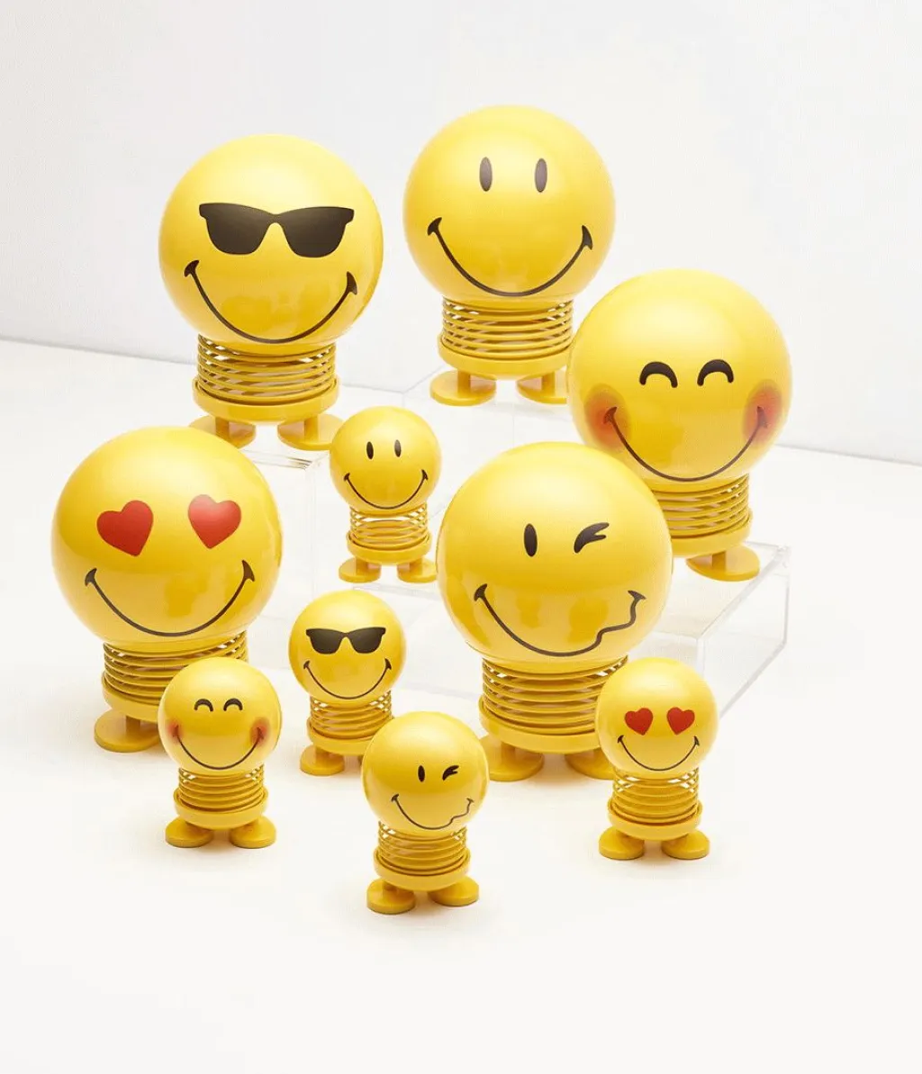 New Smiley Cool S, Gul Stue|Træfigurer Og Figurer