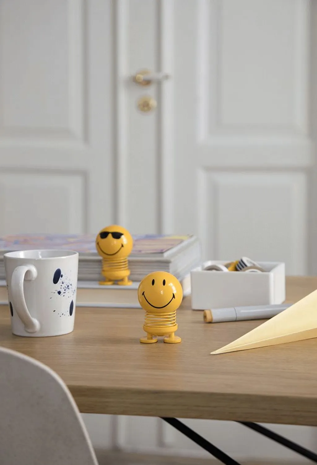 New Smiley Cool S, Gul Stue|Træfigurer Og Figurer