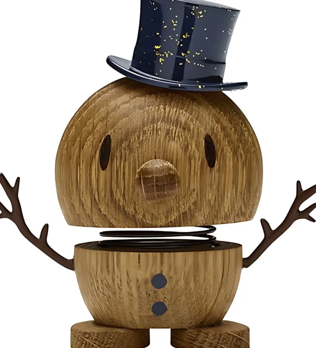 Hoptimist Stue|Træfigurer Og Figurer > Snemand S, Eg