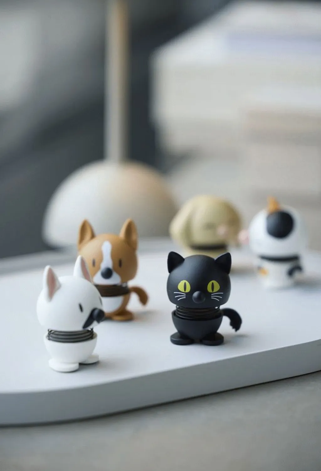 Hoptimist Træfigurer Og Figurer > Fransk Bulldog XS, Hvid