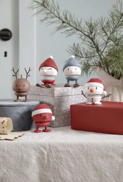 Hoptimist Stue|Træfigurer Og Figurer > Soft Santa Bumble S, Rød