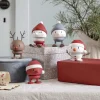 Outlet Soft Santa Snowman S, Hvid Stue|Træfigurer Og Figurer