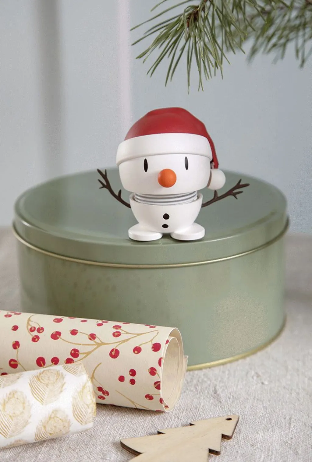 Outlet Soft Santa Snowman S, Hvid Stue|Træfigurer Og Figurer