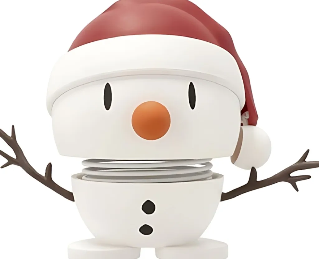 Outlet Soft Santa Snowman S, Hvid Stue|Træfigurer Og Figurer