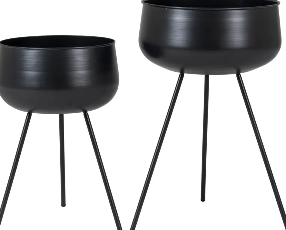 Outlet House Nordic Ardola Blomsterstander 2 stk, Sort