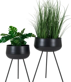 Outlet House Nordic Ardola Blomsterstander 2 stk, Sort