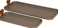 Hot Bakke 2 stk, Brun Stue