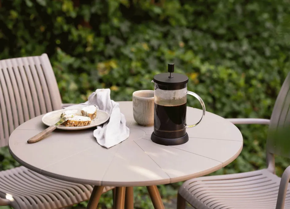 Clearance House Nordic Barletta Cafébord ?70 cm, Taupe