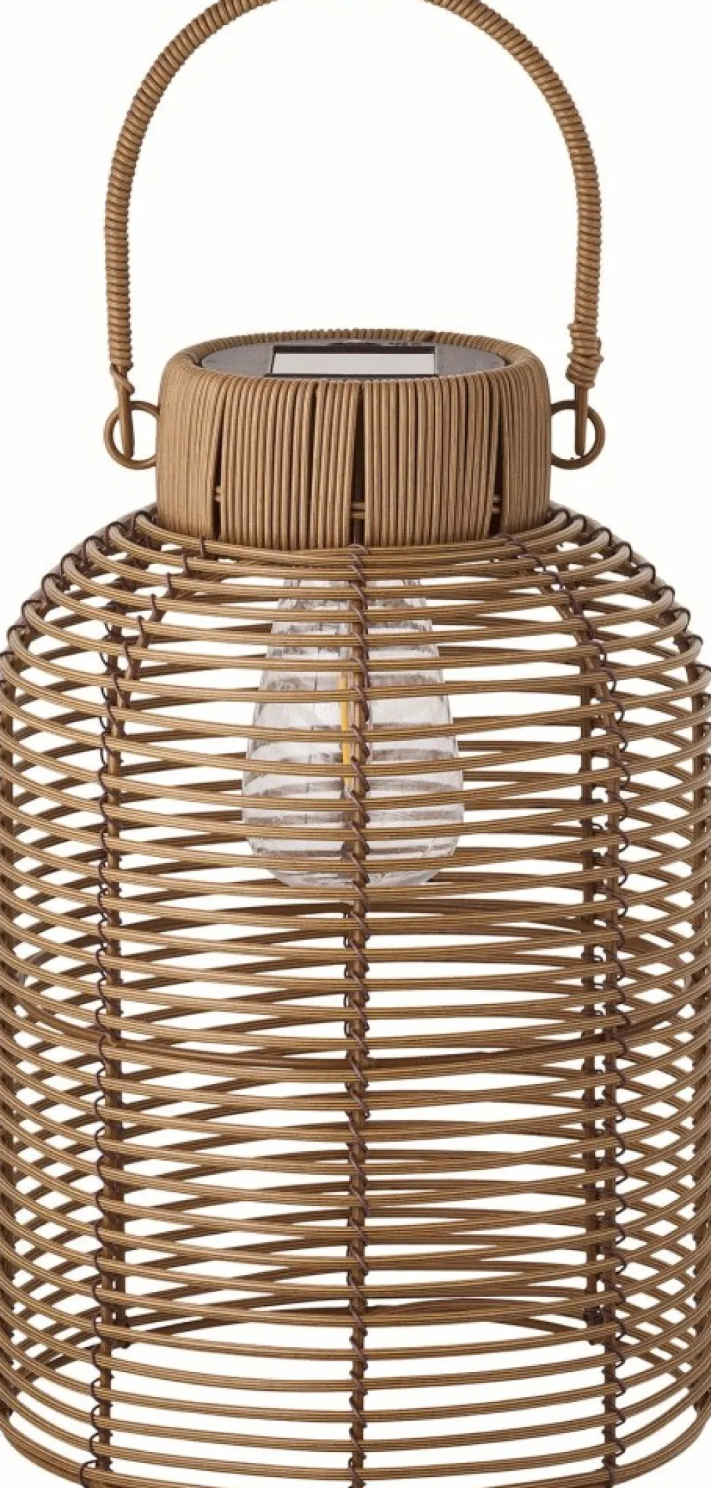 House Nordic Lamper Til Haven Og Terrassen|Solcellelamper > Brentford Solcellelanterne H30,5 cm, Polyrattan