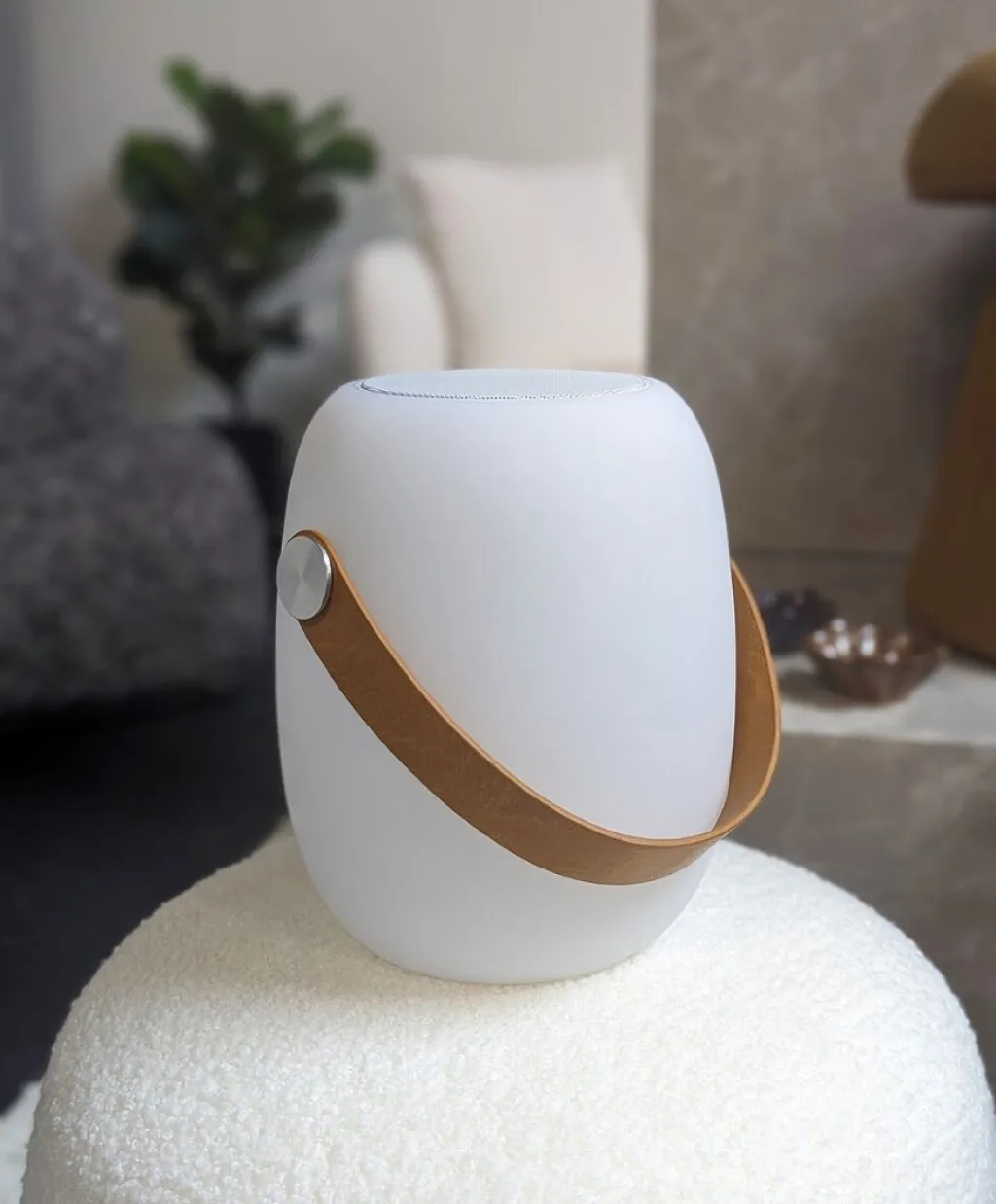 Best Cardiff Trådløs Bordlampe LED H21 cm, Hvid Lamper Til Soveværelset|Bordlamper