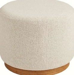 Best House Nordic Daisy Puf H41 cm, Sand