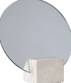 Clearance House Nordic Dekoration Bordspejl H18 cm, Beige