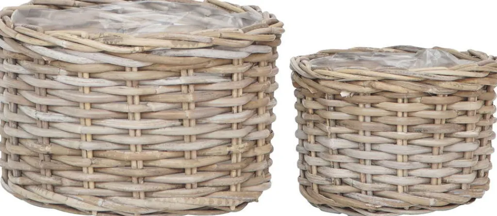 Discount Kalak Kurve 2 stk, Kubo Rattan Kurve Og Kasser