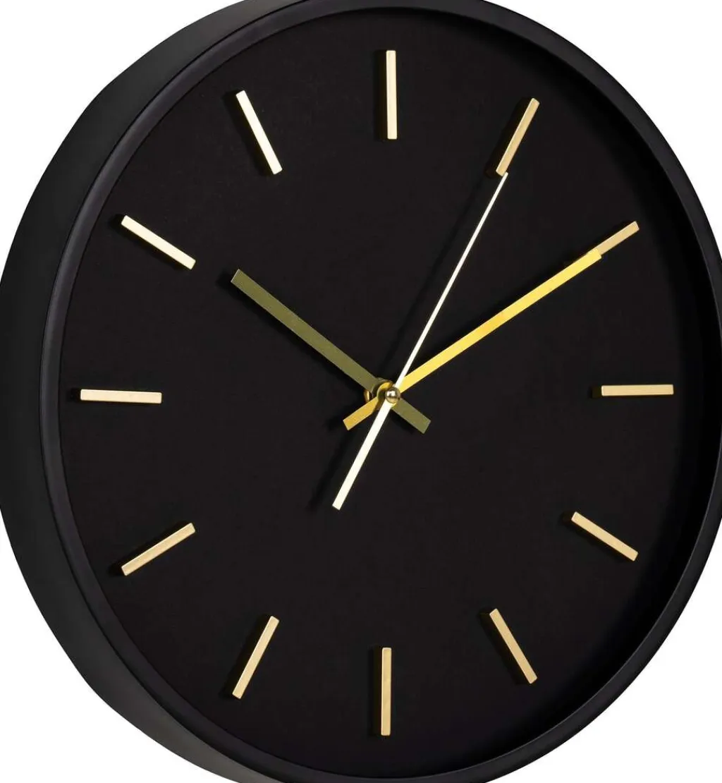 New Kensington Vægur Ø35 cm, Sort Ure Og Vejrstationer