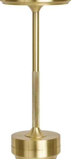Outlet House Nordic Lyneham Trådløs Bordlampe LED H28,5 cm, Messing