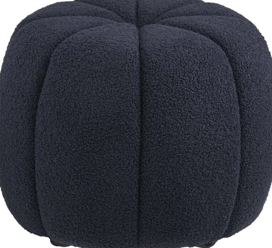 Online House Nordic Paisley Puf H38 cm, Marine