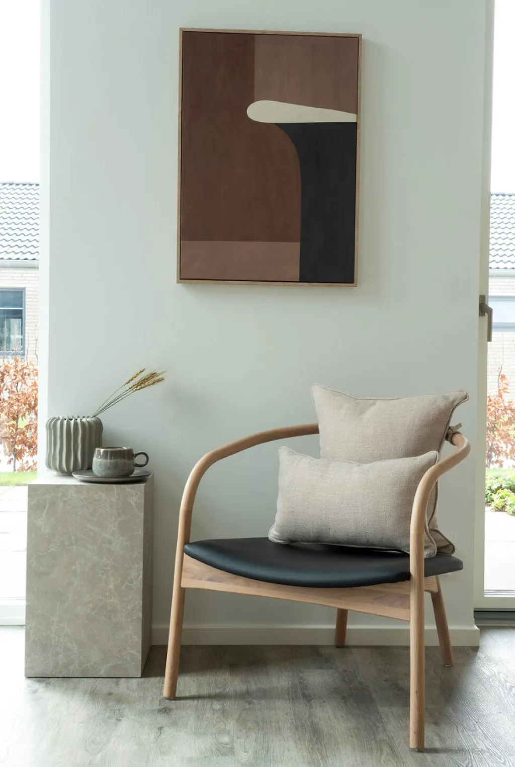 House Nordic Borde > Prague Hjørnebord H, Marmor Look