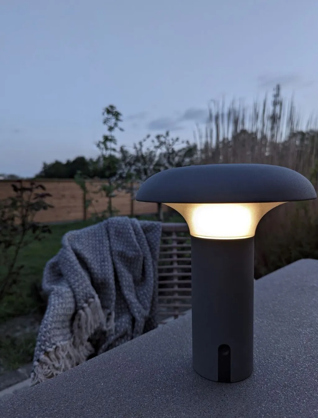 Sale Ramsey Trådløs Bordlampe LED H21 cm, Grå/Mat Lamper Til Soveværelset|Bordlamper