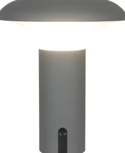 Sale Ramsey Trådløs Bordlampe LED H21 cm, Grå/Mat Lamper Til Soveværelset|Bordlamper
