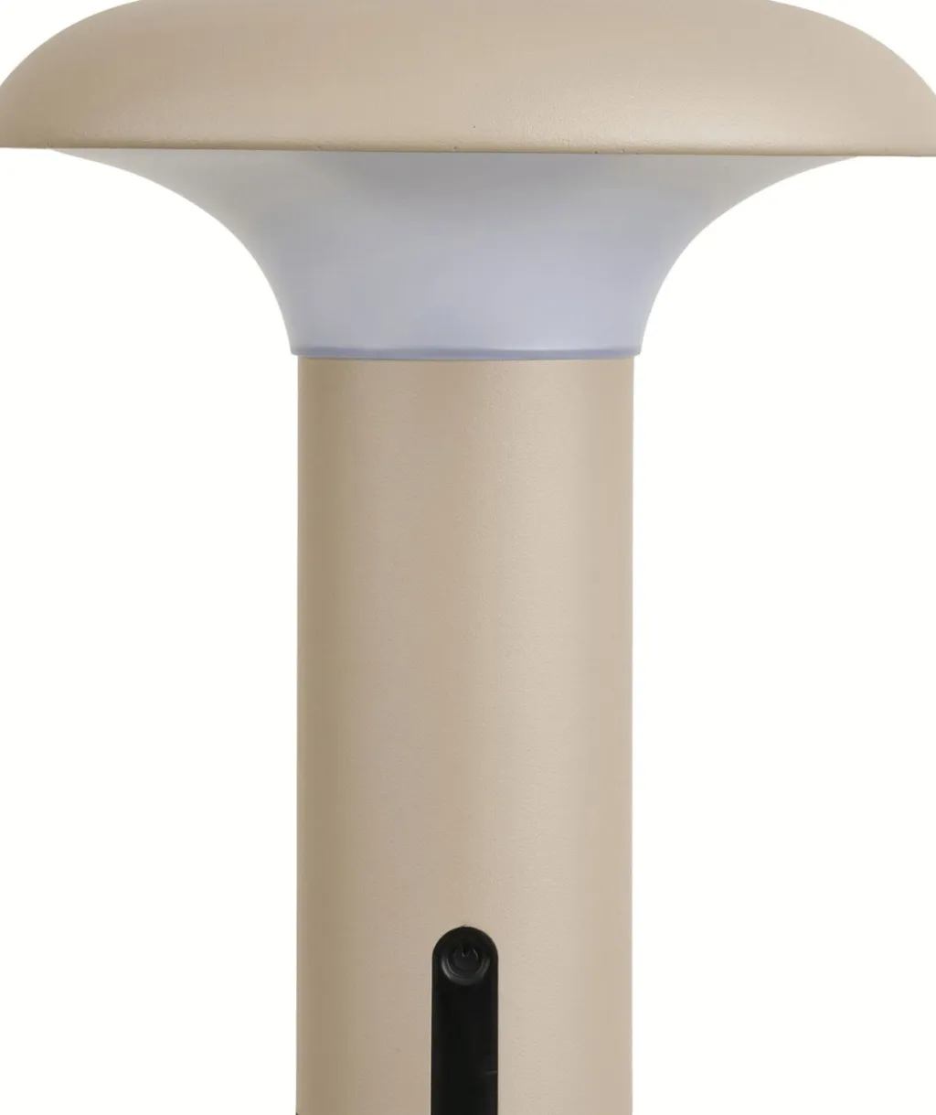 New Ramsey Trådløs Bordlampe LED H21,5 cm, Beige Udendørs Bordlamper|Lamper Til Haven Og Terrassen