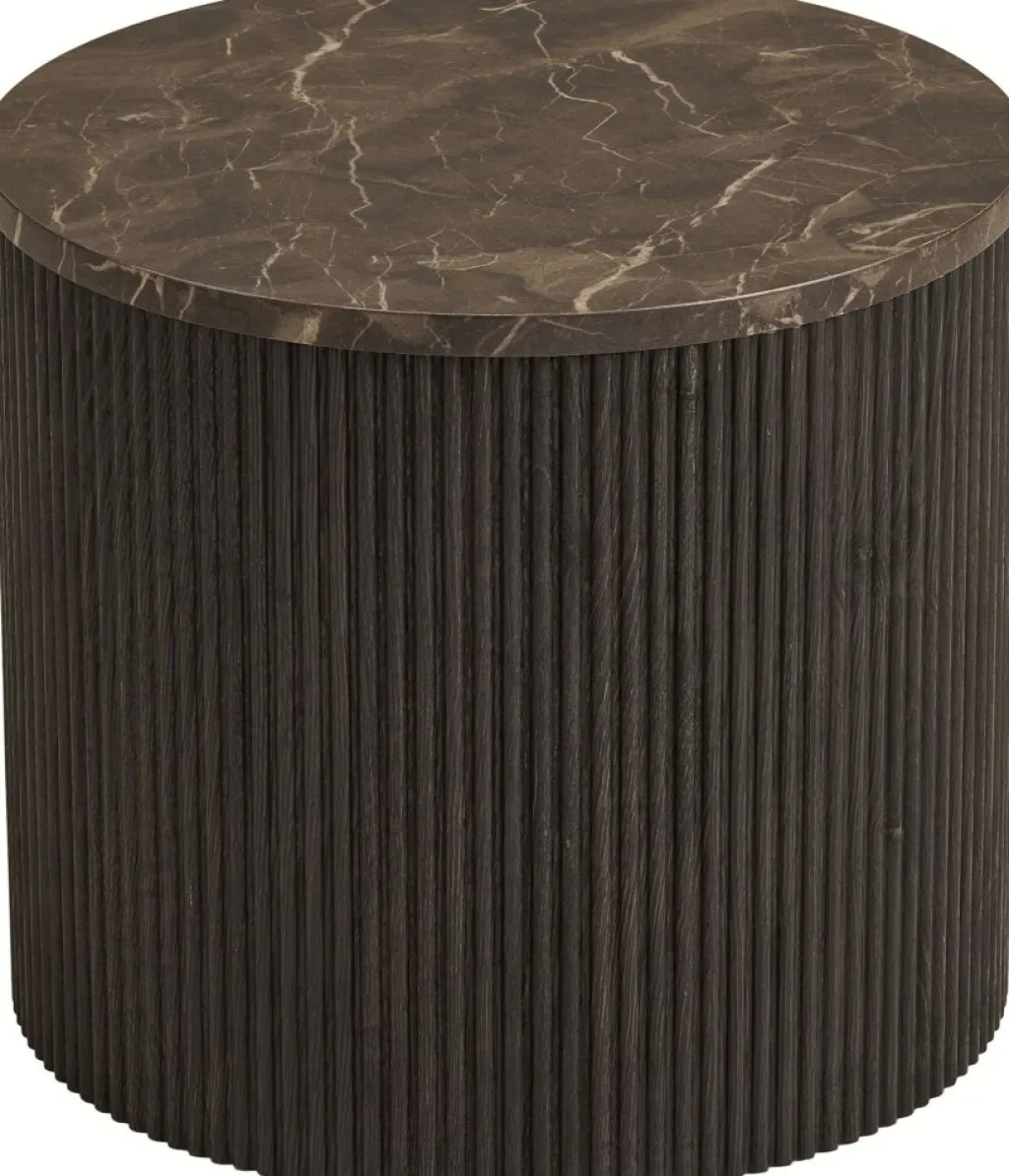 House Nordic Borde > Rota Hjørnebord H40 cm, Mørkebrun